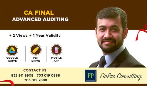 CA Final Advanced Auditing Course Details